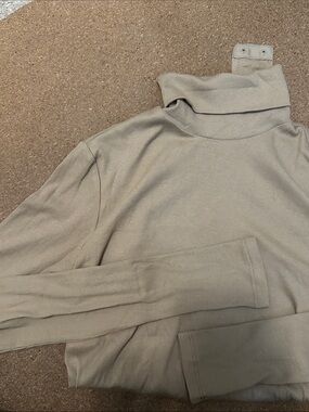 NWOT tan H&M turtle neck bodysuit